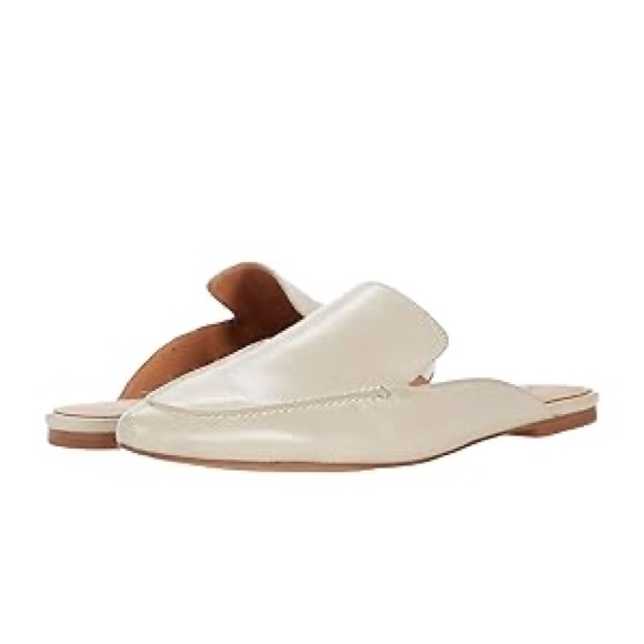 New Madewell Frances Skimmer Mule Ashen White Flats Size 8.5 M Women - Picture 5 of 6